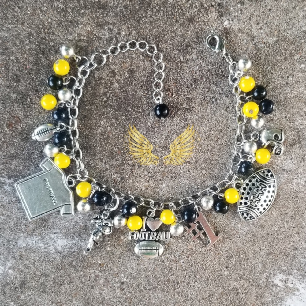 Steelers Charm Bracelet
